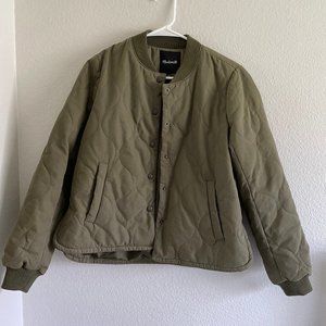 Madewell Quilted Bomber Jacket